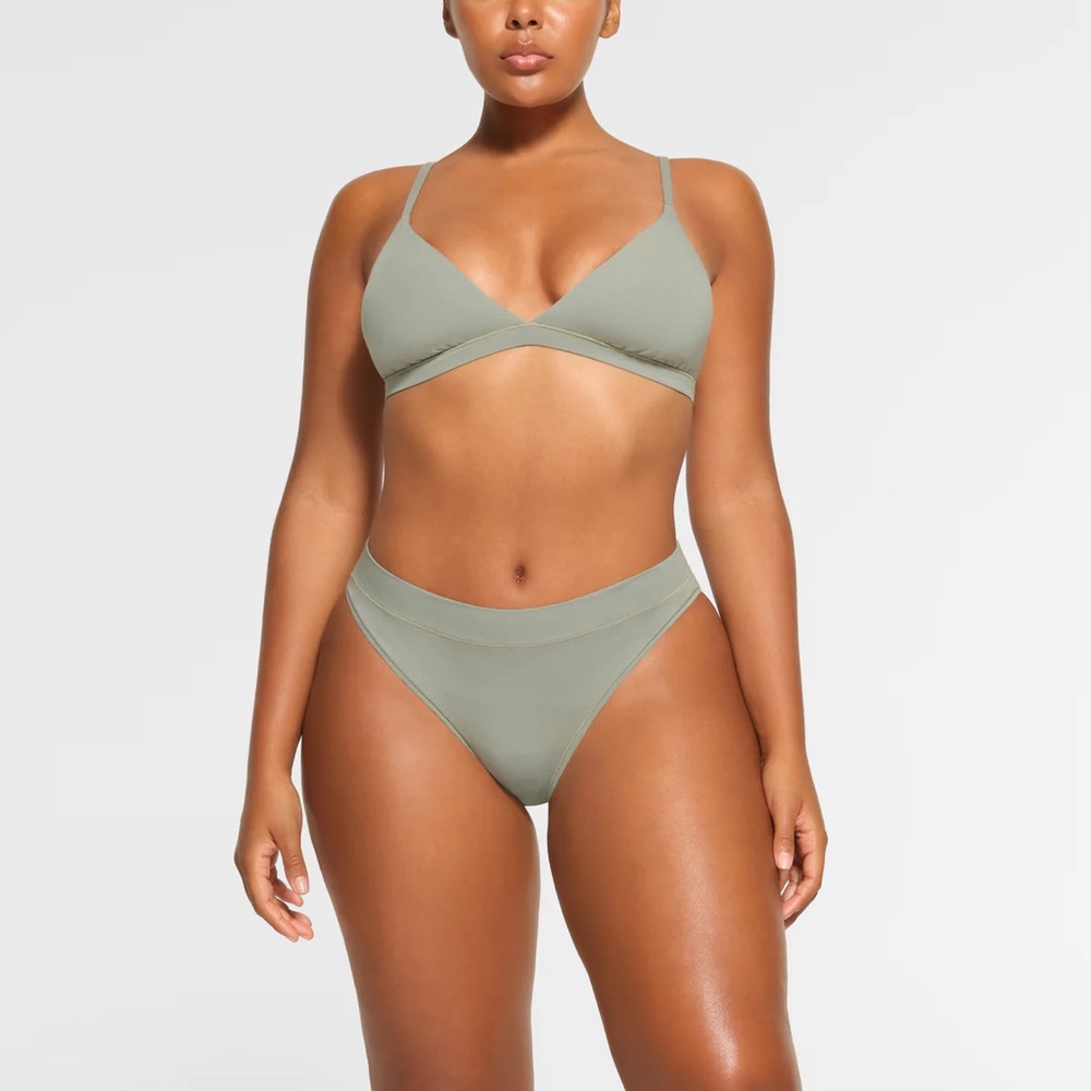 3-Pack Of Skims Cotton Jersey Bralette